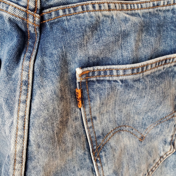 Levi's 505C Acid Wash Jeans 32 x 30 orange tab - Picture 5 of 12